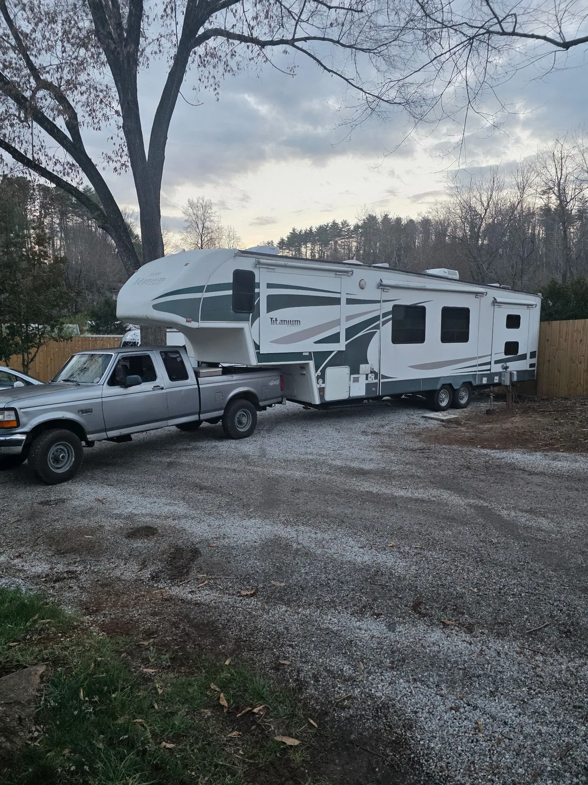 Coast to Coast RV technician setting up to service an RV leveling system